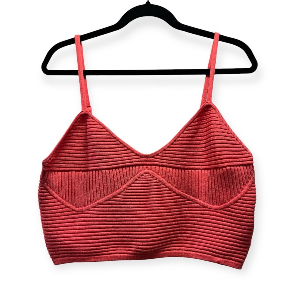 Aerie Ribbed Knit Cropped Top- Size XL